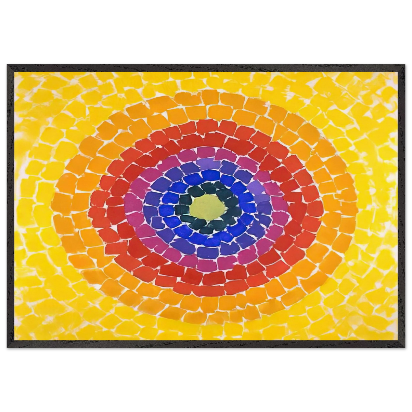 RESSURECTION 1966 - Alma Woodsey Thomas Framed Art Print – Black Wooden Frame - Default Title - -Framed Art Print