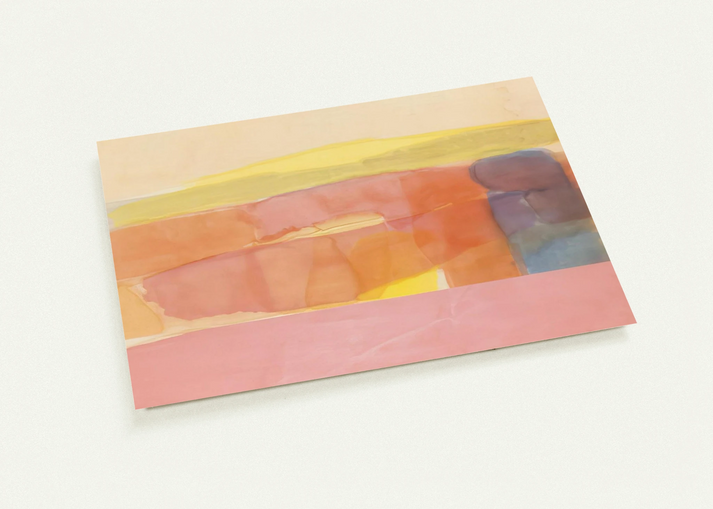 First Path - 1978 By Ronnie Landfield Pack of 10 Post Cards | Ronnie Landfield Post Cards | A6 (10.5 x 14.8 cm) - 4.1 x 5.8 inches