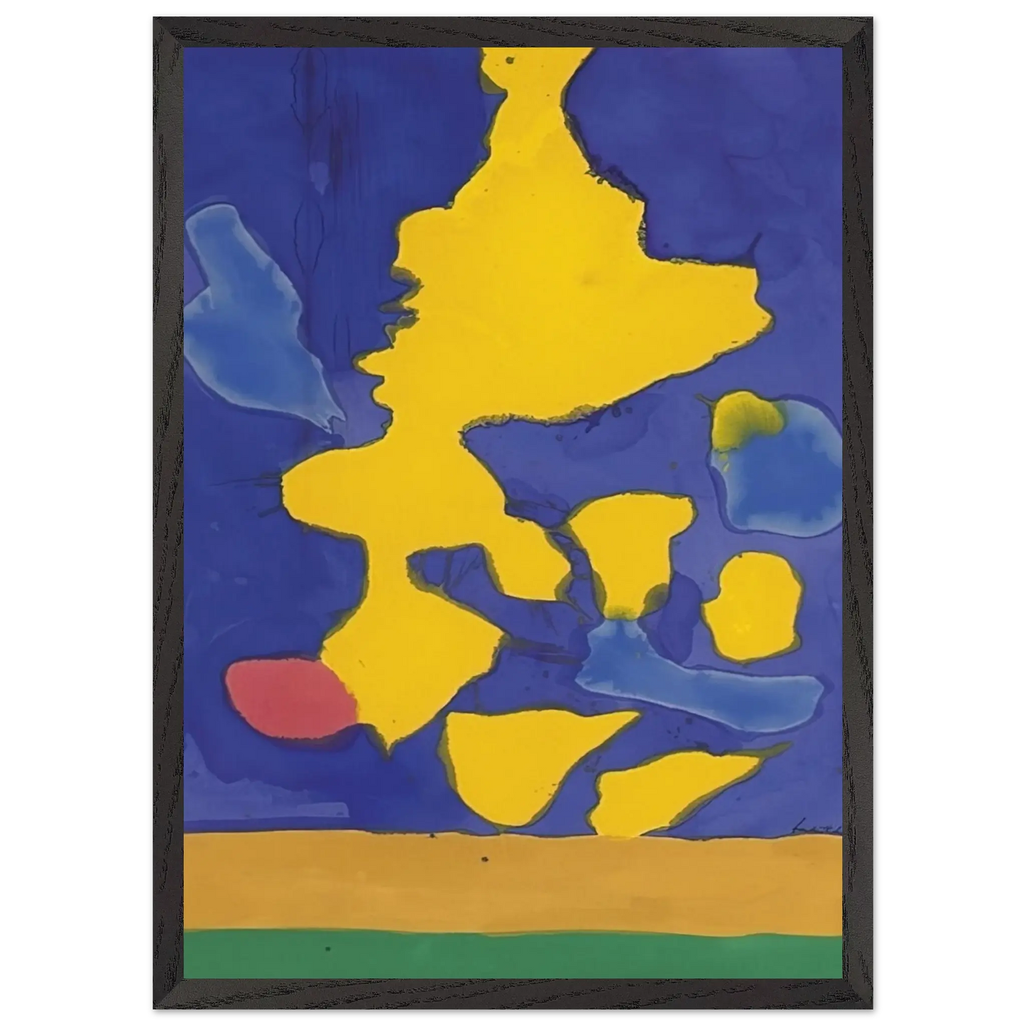 Helen Frankenthaler - Saturn Revisited - 1964 Wall art - 20x25 cm / 8x10 Inches - Fine Art Poster - -