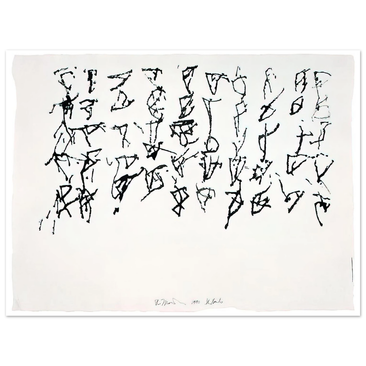 Brice Marden - St. Barts 1 - 1991 Fine Art Poster - Default Title