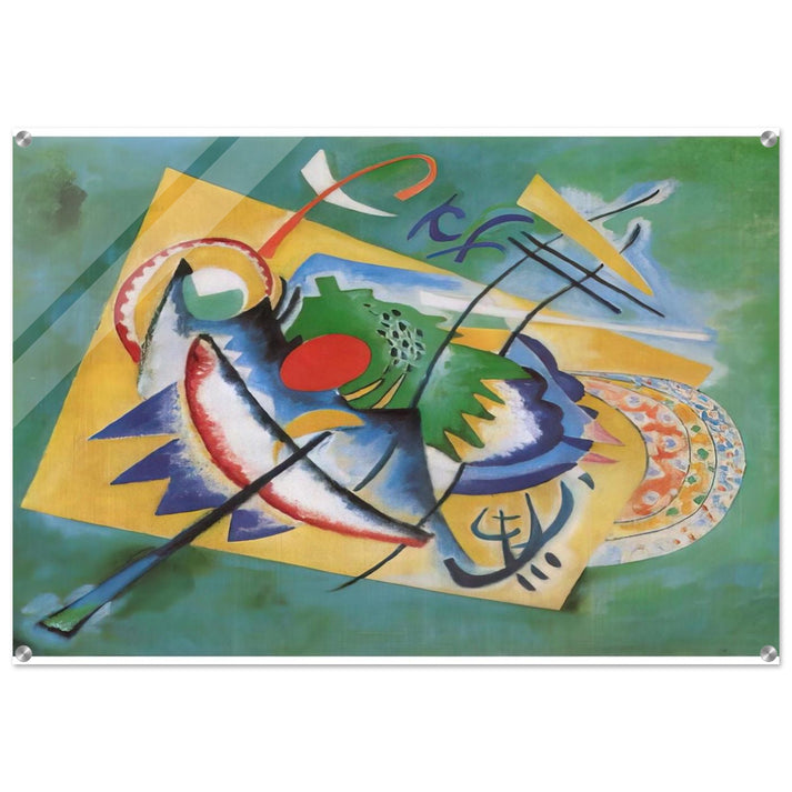 RED OVAL 1920 - Wassily Kandinsky Acrylic Print - 70x100 cm / 28x40″ inches