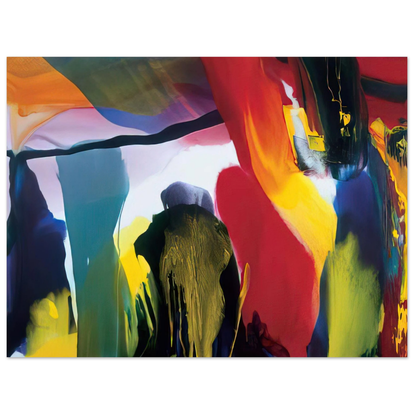 Paul Jenkins - Phenomena Solstice Encounter - 2003 Fine Art Poster - Default Title