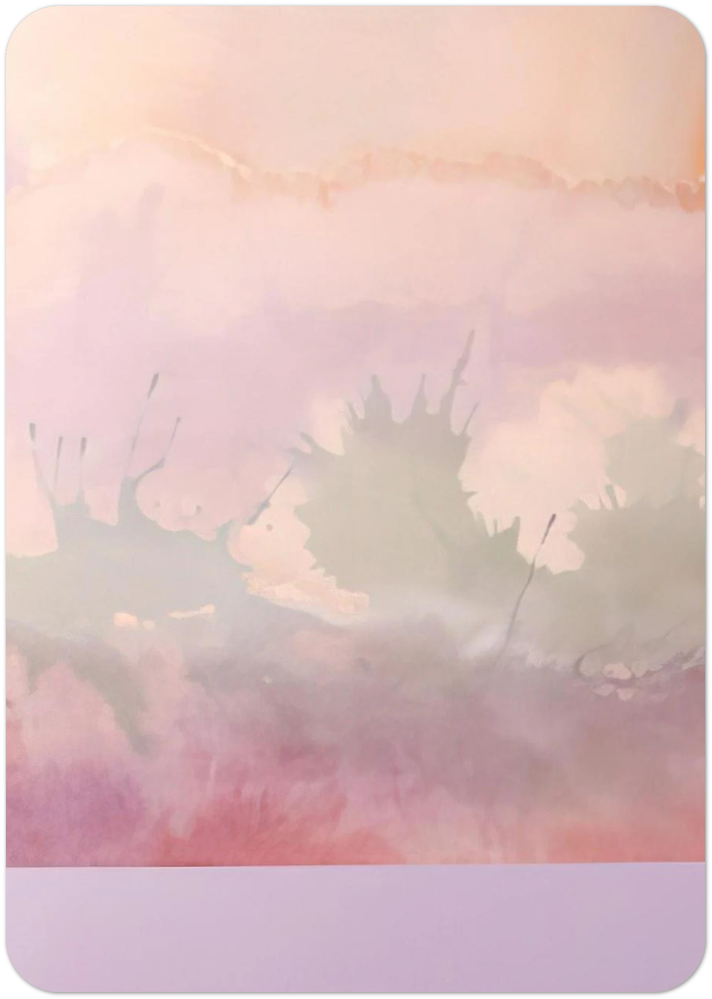 Atlantic Cafe - 1969 By Ronnie Landfield Pack of 10 Post Cards | Ronnie Landfield Post Cards | A6 (10.5 x 14.8 cm) - 4.1 x 5.8 inches