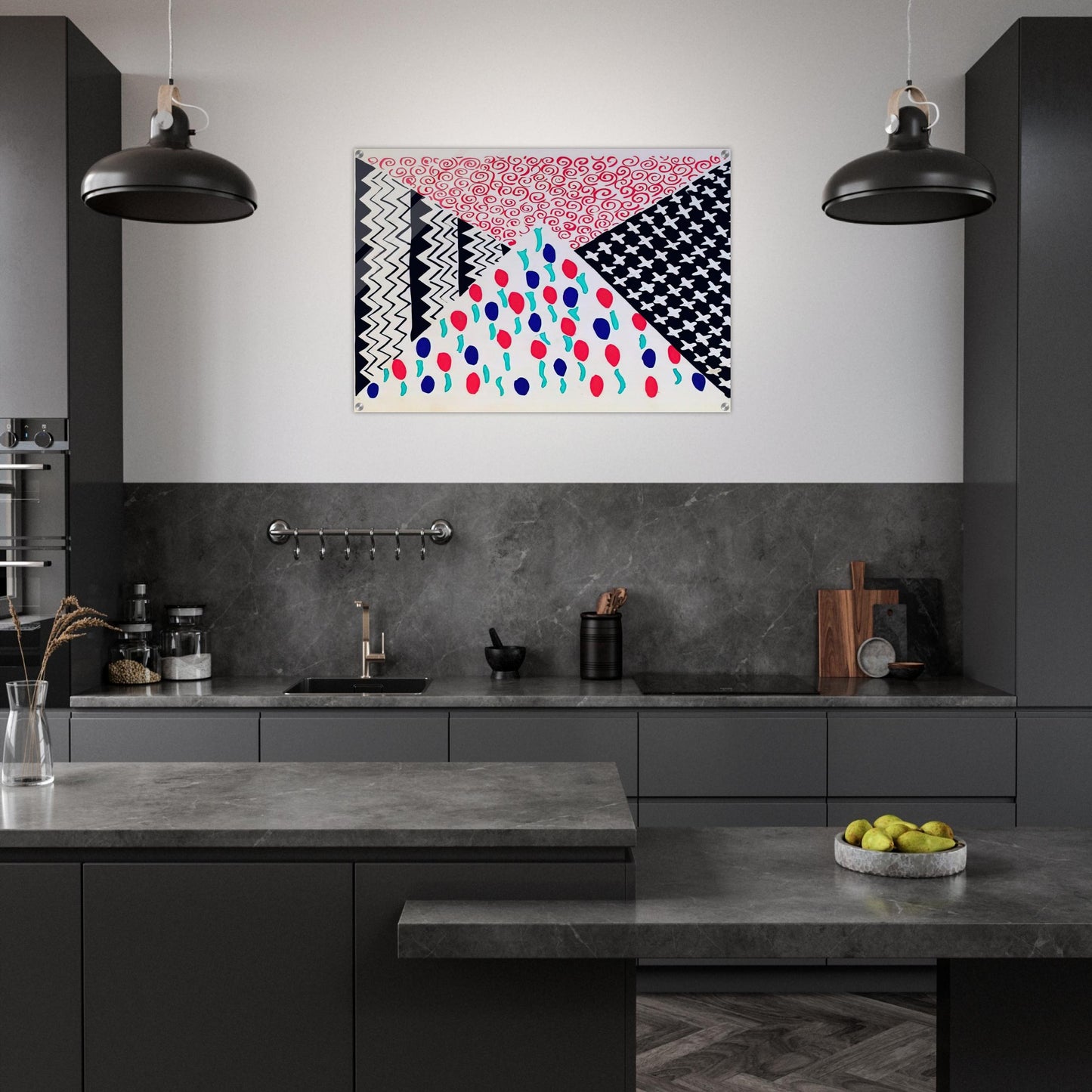 COMPOSITION 39 - Sonia Delaunay Acrylic Print - 70x100 cm / 28x40″ inches