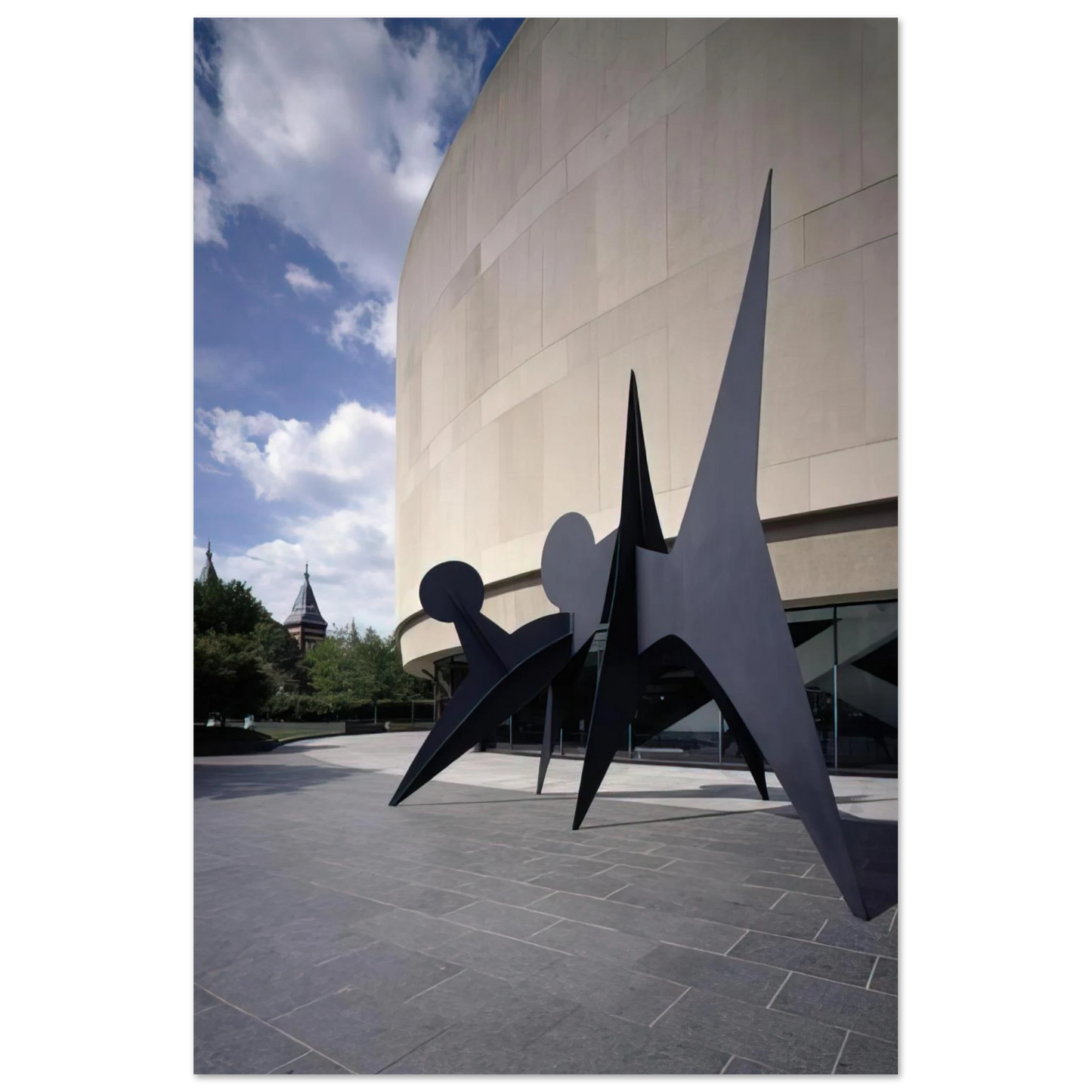 Alexander Calder - TWO DISCS 1965 Fine Art Poster - 40x60 cm / 16x24 inches