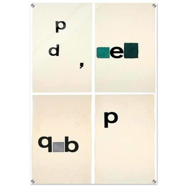 Untitled Toquinho - 1970 - Mira Schendel Acrylic Print - 70x100 cm / 28x40″ inches | Mira Schendel Wall Art | Mira Schendel Prints