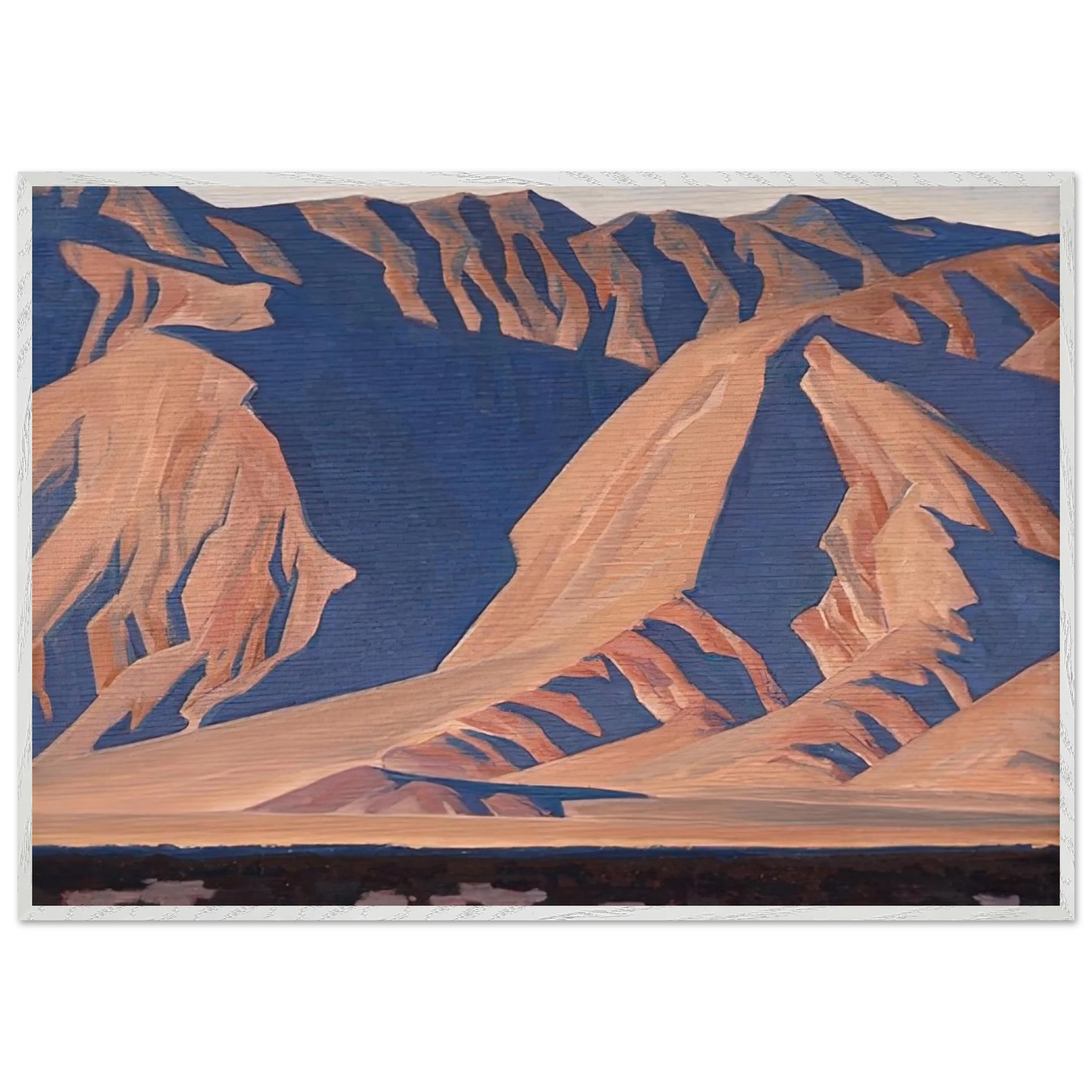 Maynard Dixon - INYO MOUNTAINS 1944 Wall art - 27x35 cm / 11x14 inches - Fine Art Poster-canvas - -