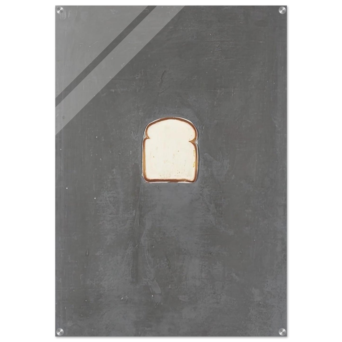 BREAD 1969 - Jasper Johns Acrylic Print - 70x100 cm / 28x40″ inches | Jasper Johns Wall Art | Jasper Johns Prints