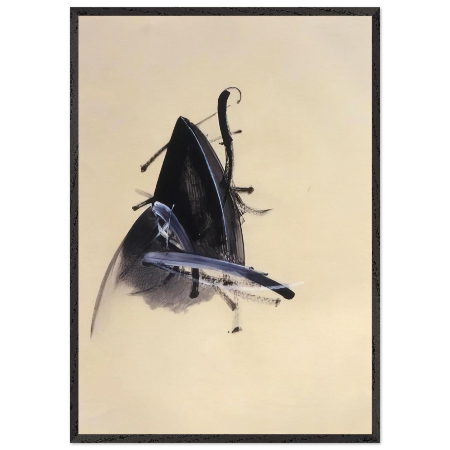 Jay DeFeoBIGUntitled Jewelry Series - Jay DeFeo Framed Art Print – Black Wooden Frame - Default Title - -Framed Art Print