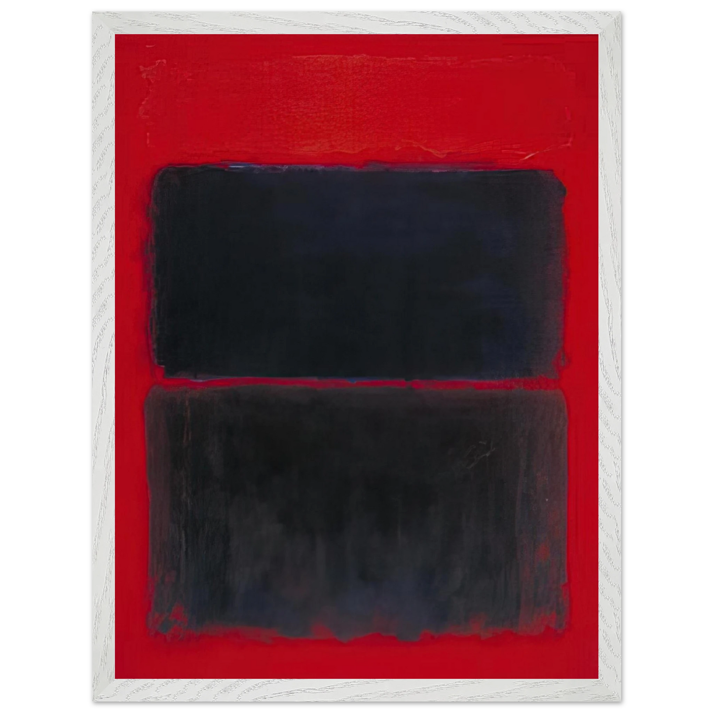 Mark Rothko - Light Red Over Black - 1957 Wall Art - 30x40 cm / 12x16 inches - Fine Art Poster - -