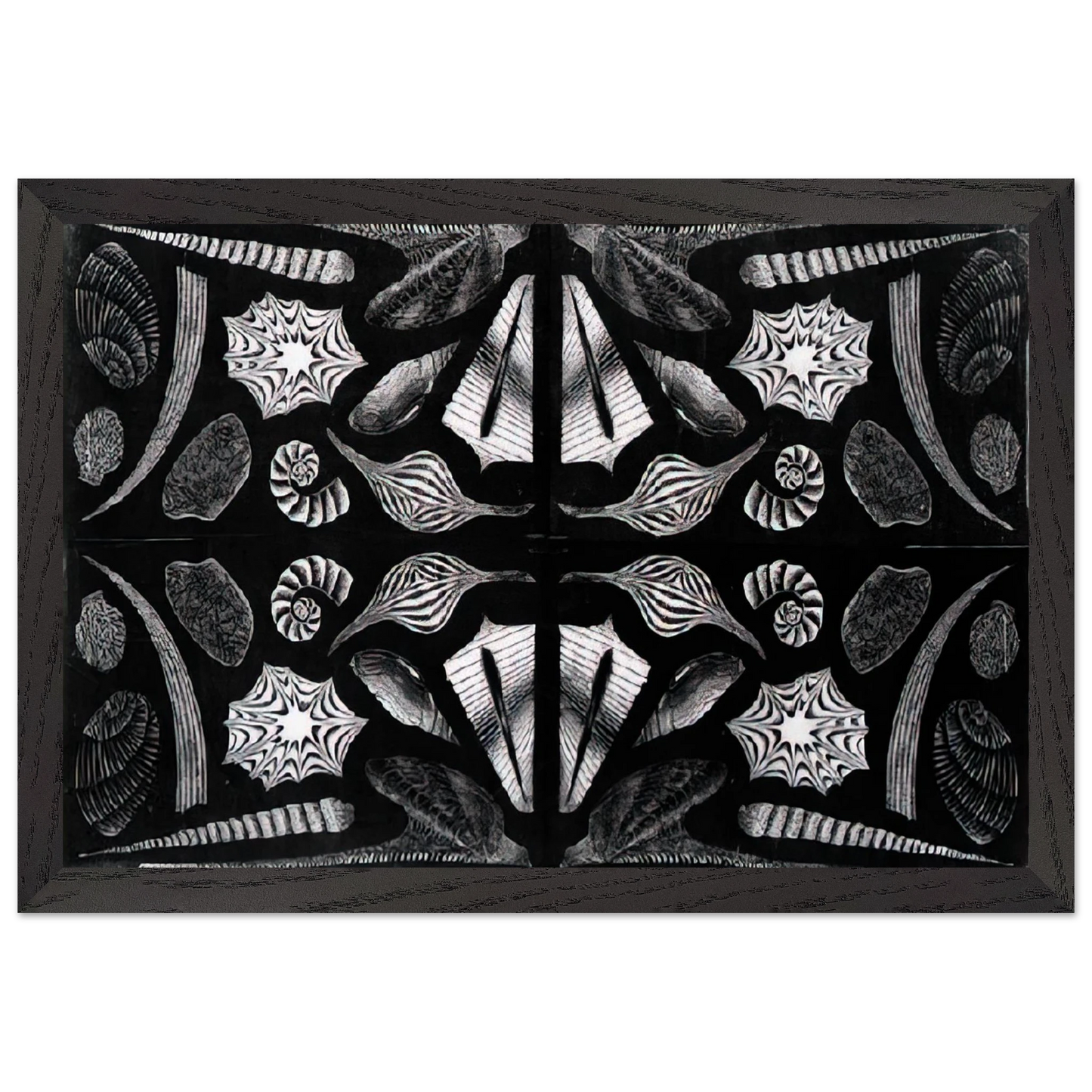 MC Escher - ESCHER (5) Wall Art - 21x29.7 cm / 8x12" - Premium Wooden Framed Poster With Fine Art Paper - White frame