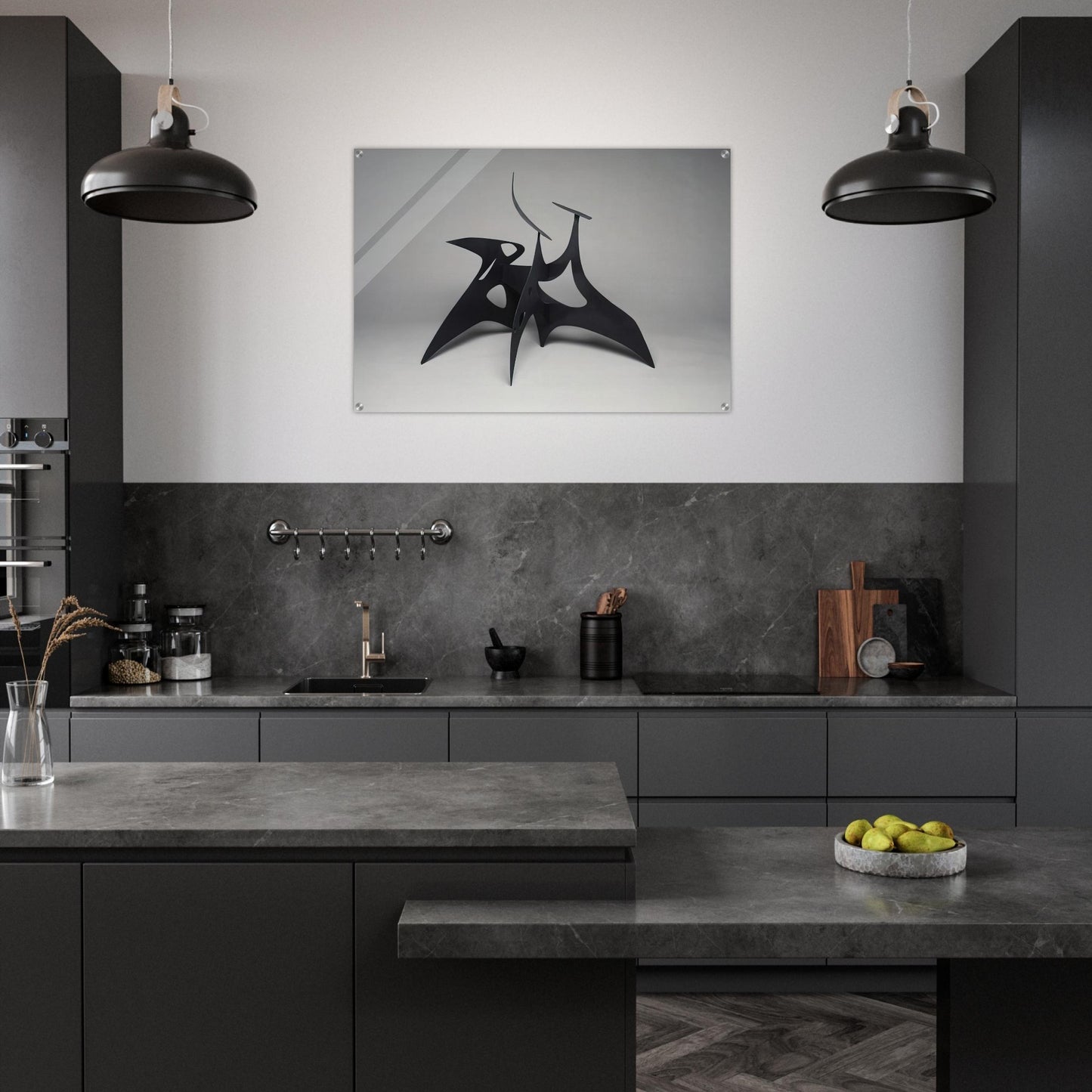 MUCH PIERCED 1947 - Alexander Calder Acrylic Print - 70x100 cm / 28x40″ inches