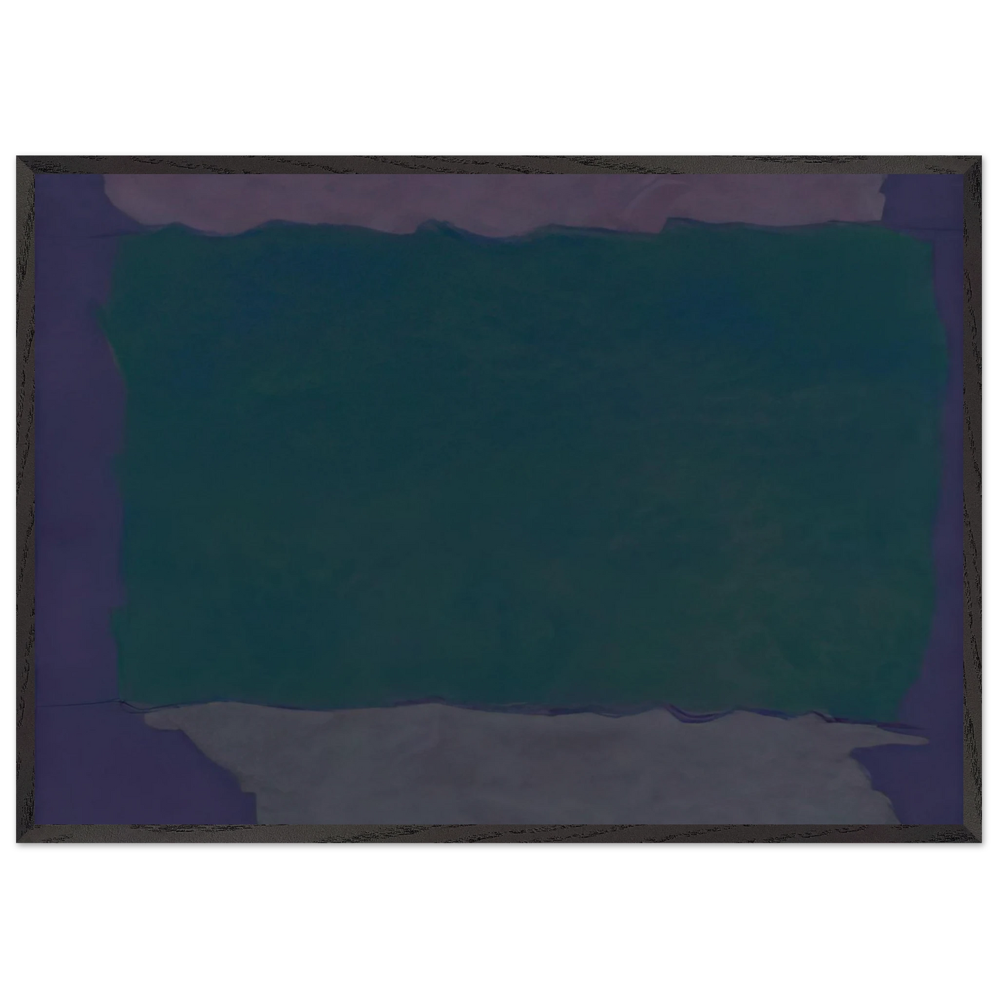 Infinity Field Lefkada Series - 1980 - Theodoros Stamos 70x100 cm / 28x40 inches Framed Art Print – Black Wooden Frame