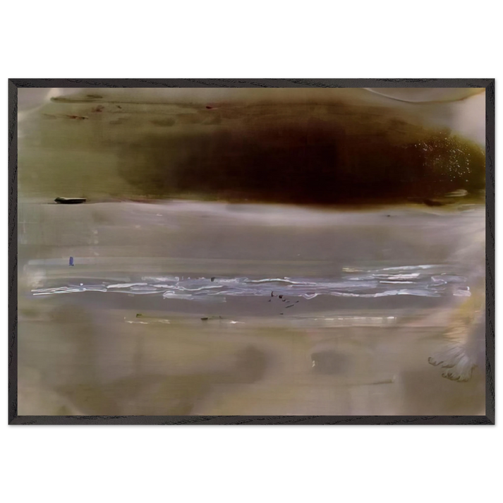 Viewpoint II - 1979 - Helen Frankenthaler 70x100 cm / 28x40 inches Framed Art Print – Black Wooden Frame