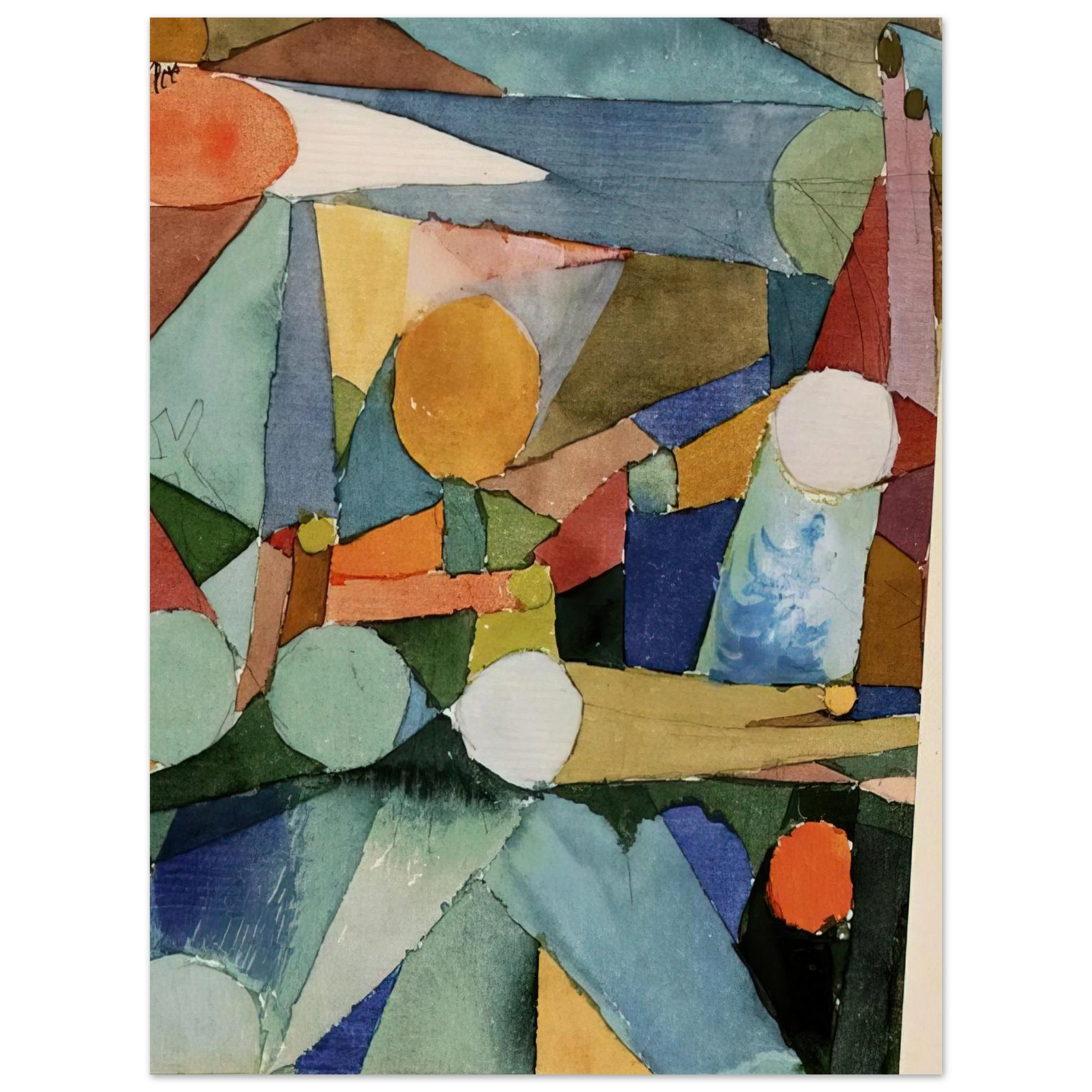 Paul Klee - COLOUR SHAPES 1914 Fine Art Poster - Default Title