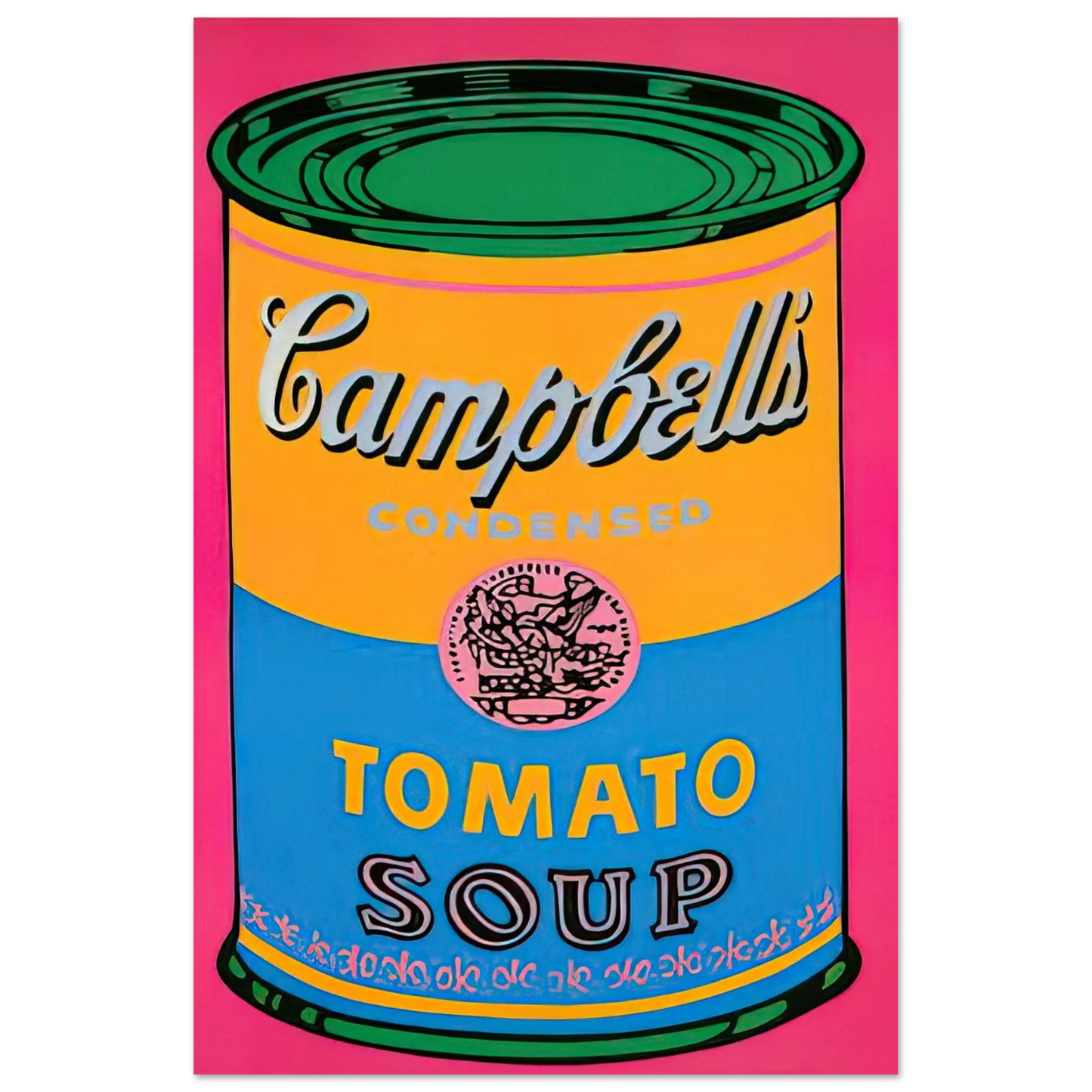 Andy Warhol - Campbell's Soup Can Fine Art Poster - 40x60 cm / 16x24 inches