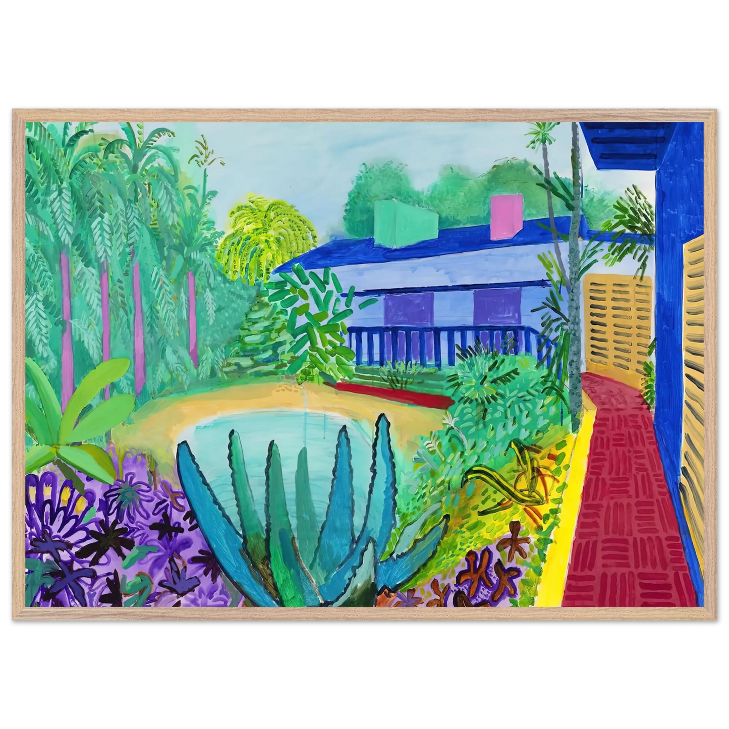 David Hockney - David Hockney Wall art - 20x25 cm / 8x10 Inches - Fine Art Poster - -