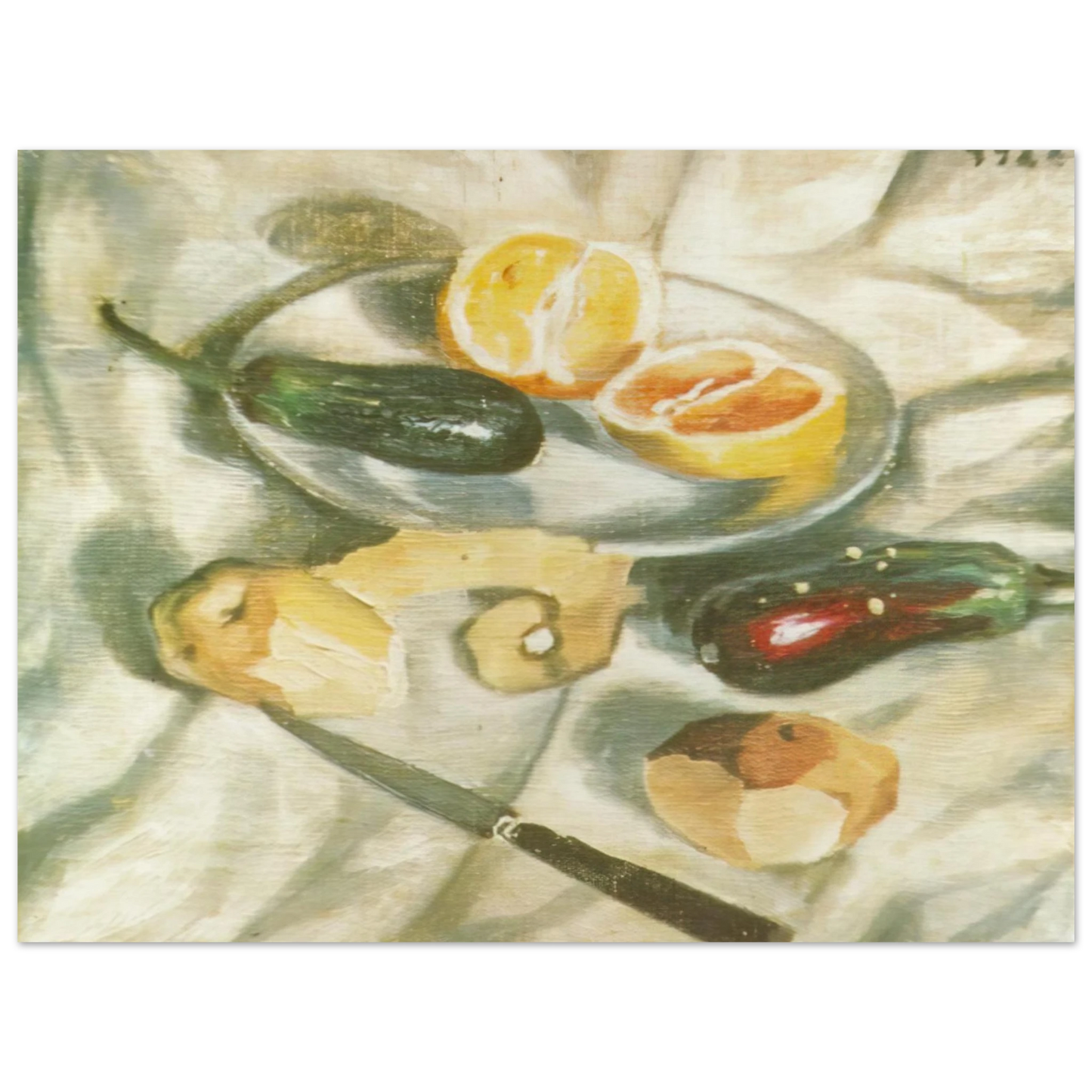 Salvador Dali - STILL LIFE WITH AUBERGINES Fine Art Poster - Default Title
