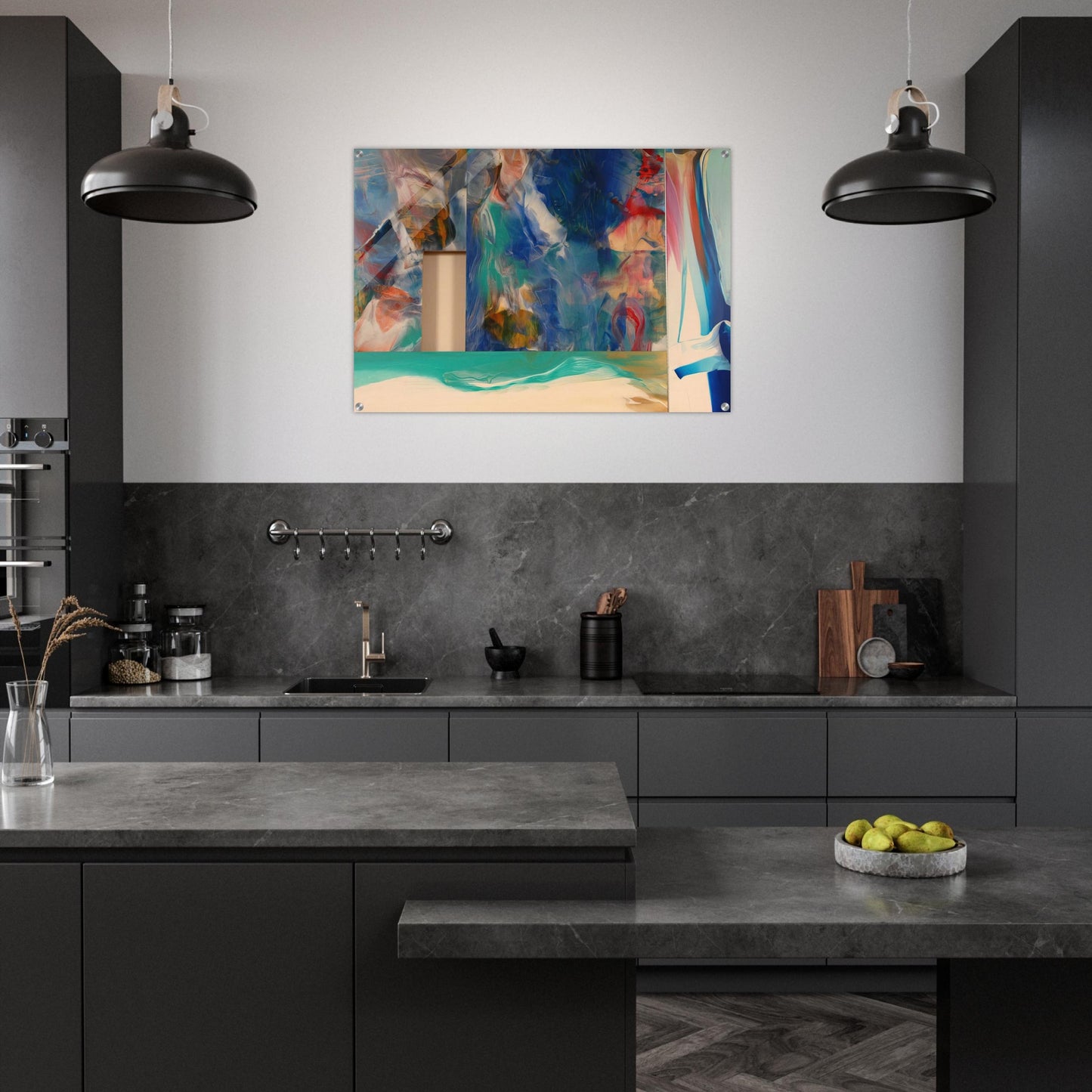 Icon - Sam Gilliam Acrylic Print - 70x100 cm / 28x40″ inches | Sam Gilliam Wall Art | Sam Gilliam Prints