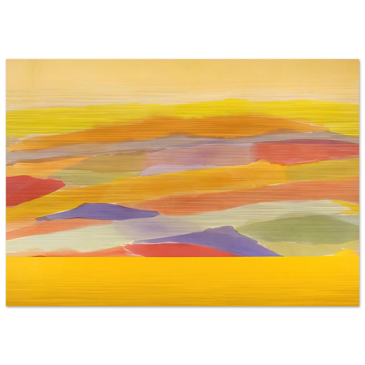 Revelation - 1979 - Ronnie Landfield Brushed Aluminum Print - 70x100 cm / 28x40 inches | Ronnie Landfield Aluminum Print | Ronnie Landfield Prints