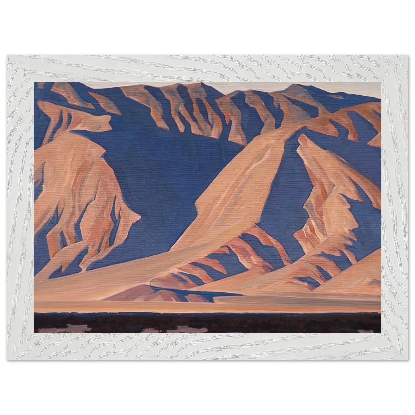 Maynard Dixon - INYO MOUNTAINS 1944 Wall art - A2 (42 x 59.4  cm) - Premium Wooden Framed Poster With Fine Art Paper-canvas - Wood frame