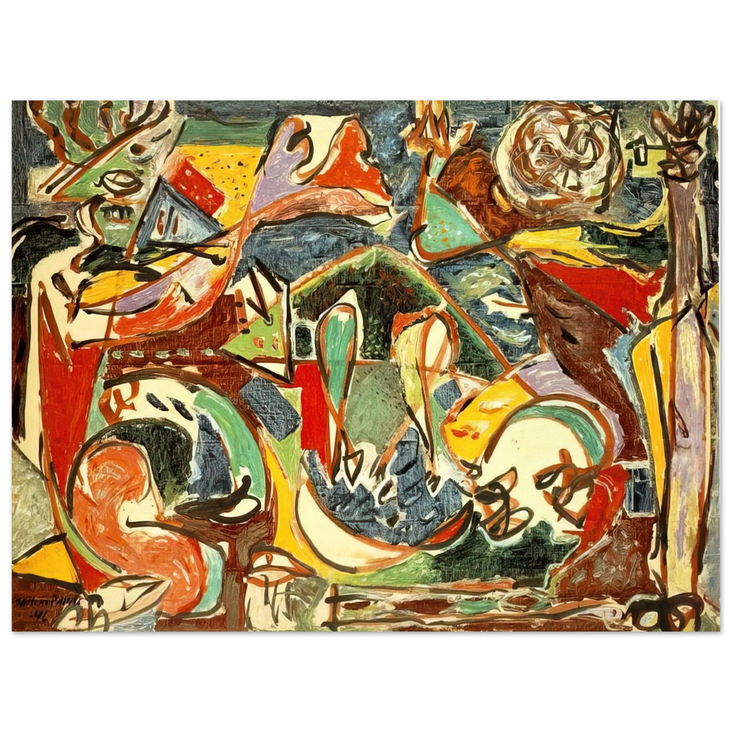 Jackson Pollock - THE KEY Fine Art Poster - Default Title