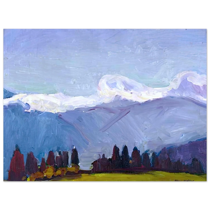 Henri Matisse - GREEN NEEDLES ON THE CROSS JAVERNAZ 1901 75x100 cm / 30x40inches Fine Art Poster