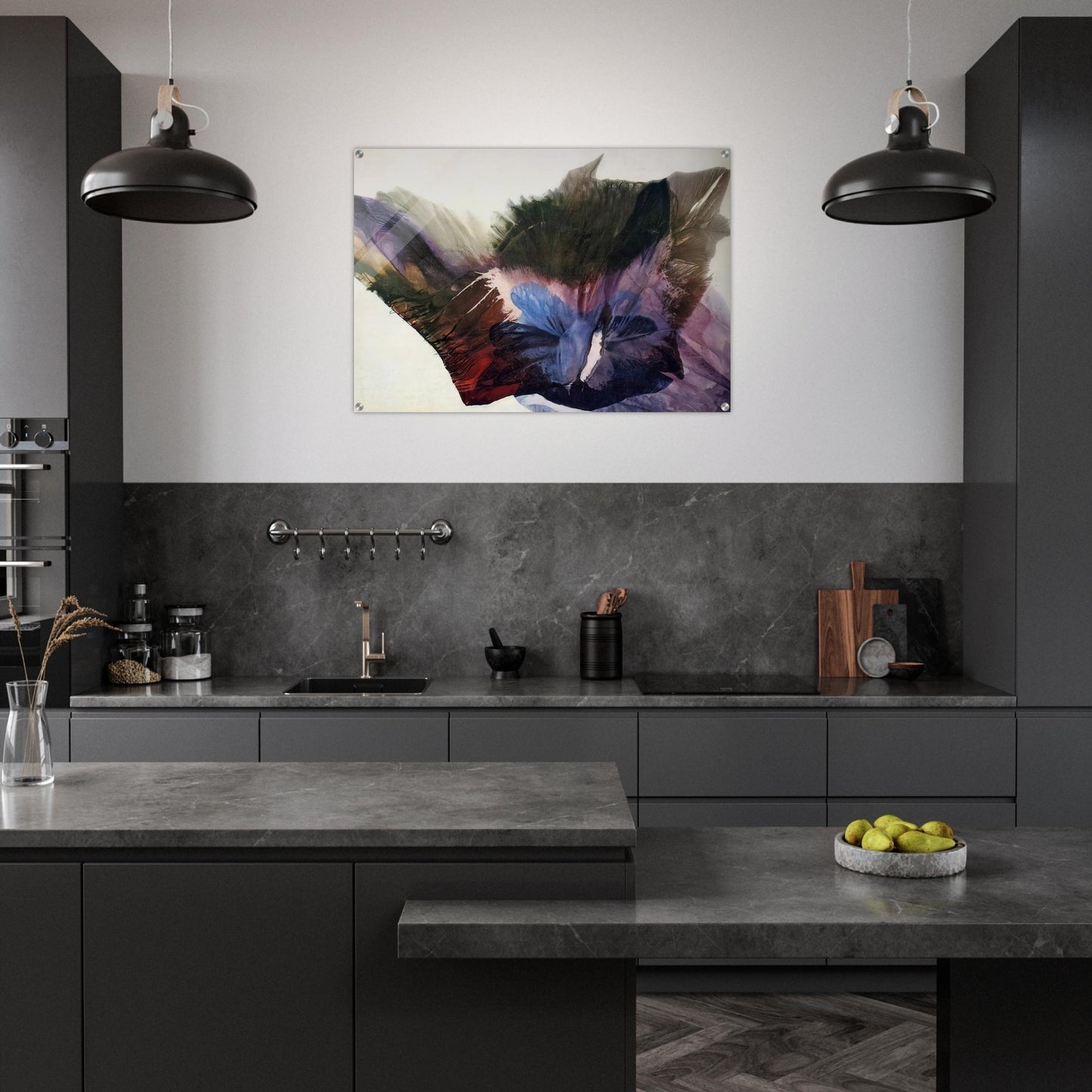 Phenomena Over the Cusp - Paul Jenkins Acrylic Print - 70x100 cm / 28x40″ inches