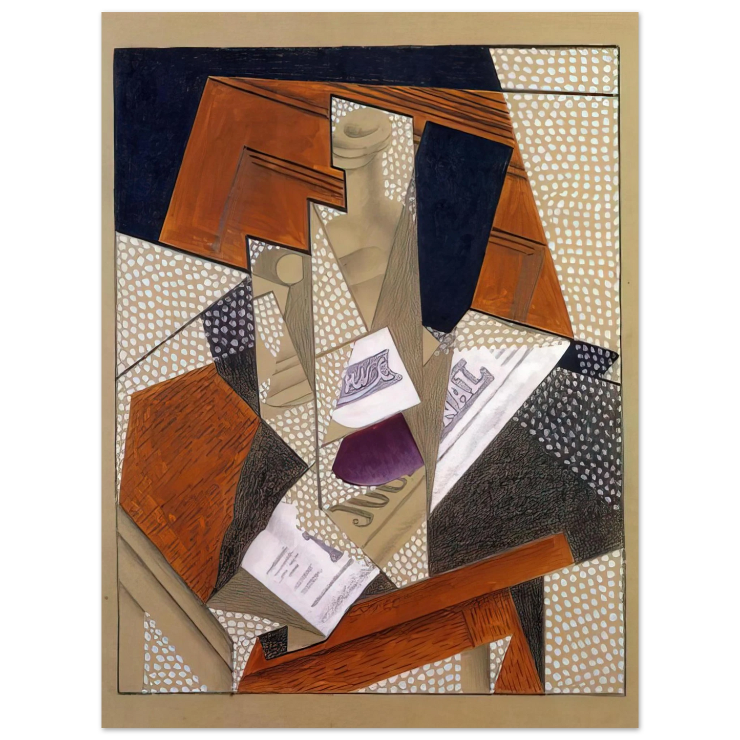 Juan Gris - BOTTLE Fine Art Poster - Default Title