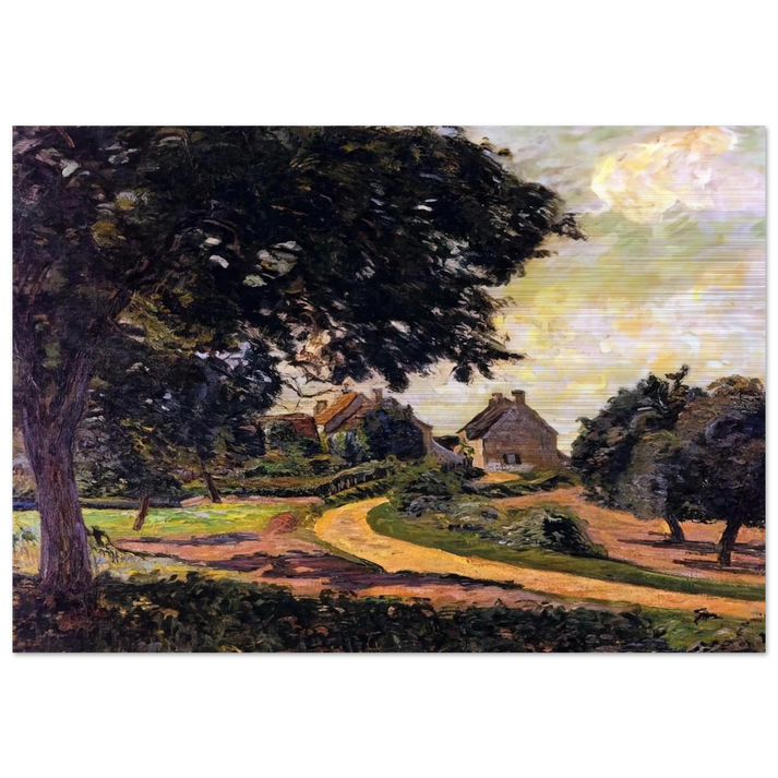 Après la pluie - 1885 - Armand Guillaumin Brushed Aluminum Print - 70x100 cm / 28x40 inches | Armand Guillaumin Aluminum Print | Armand Guillaumin Prints
