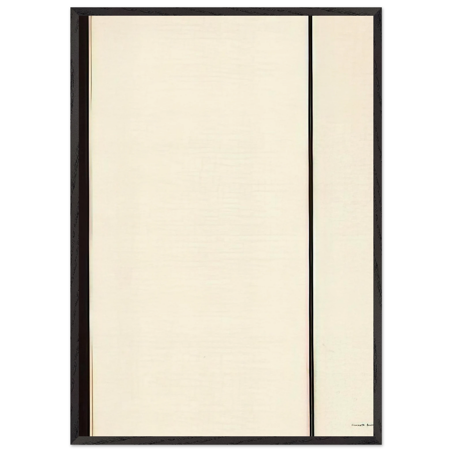 The Station of the Cross - Sixth Station - Barnett Newman Framed Art Print – Black Wooden Frame - Default Title - -Framed Art Print