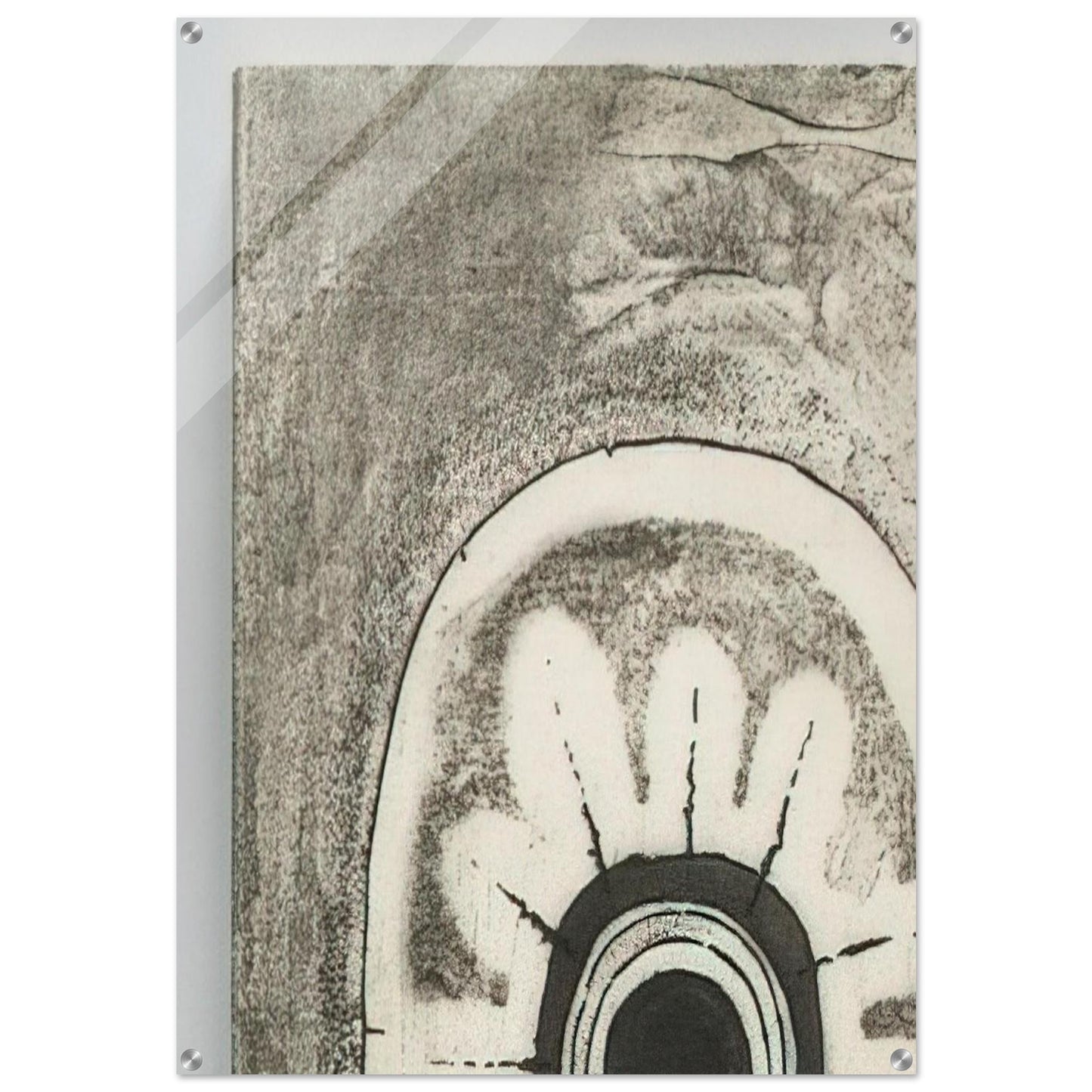 FIFTH STONE SIXTH STONE 1968 - Lee Bontecou Acrylic Print - 70x100 cm / 28x40″ inches | Lee Bontecou Wall Art | Lee Bontecou Prints