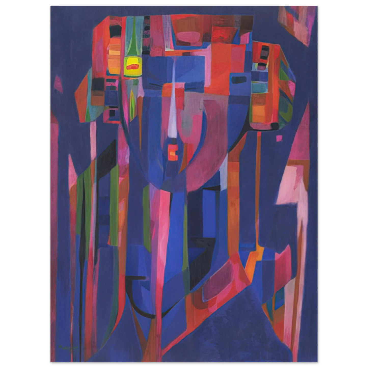Alfred Manessier - Figure of Piety - 1945 Fine Art Poster - Default Title