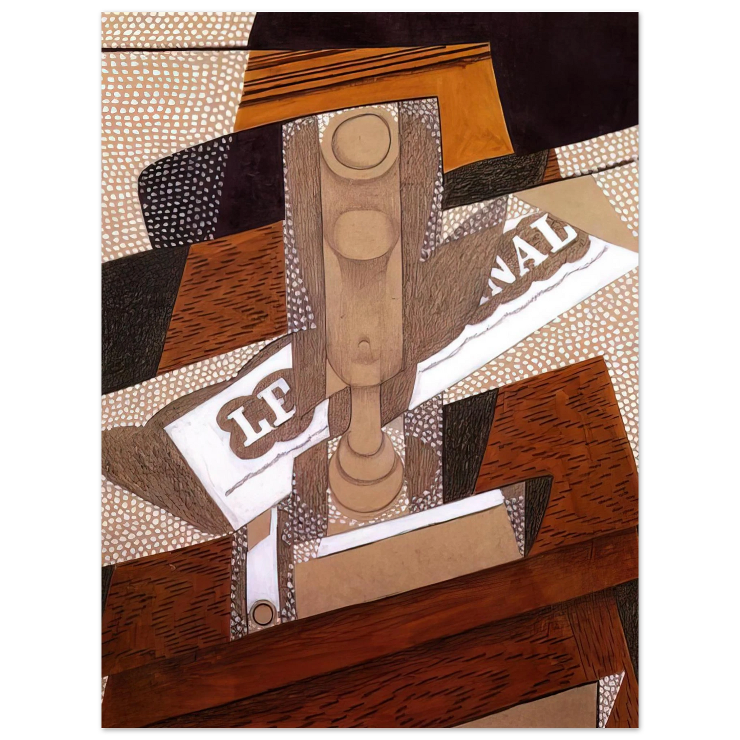 Juan Gris - THE PIPE 1916 Fine Art Poster - Default Title