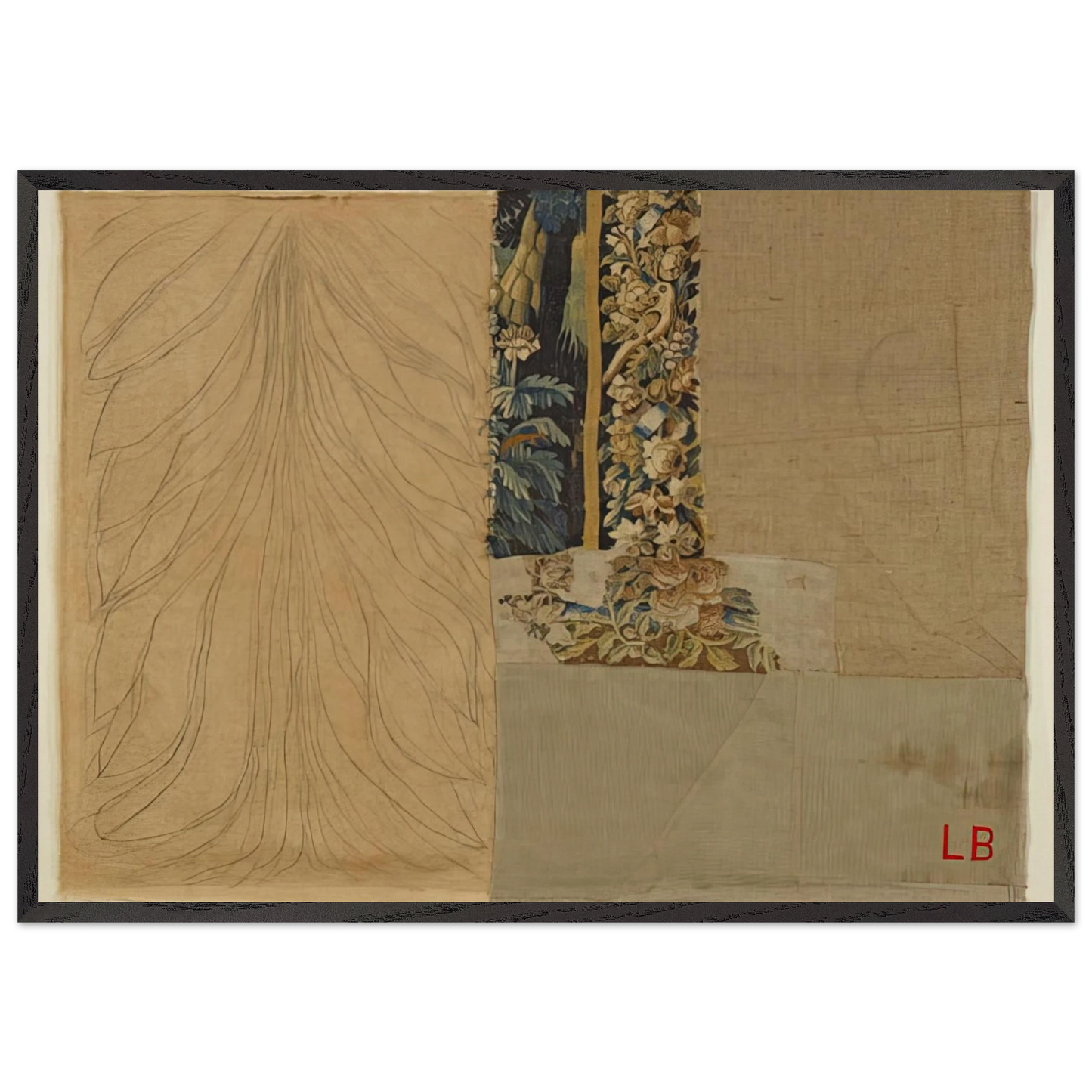 WHEN I WAS YOUNG 2008 - Louise Bourgeois 70x100 cm / 28x40 inches Framed Art Print – Black Wooden Frame