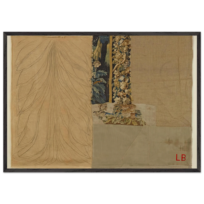 WHEN I WAS YOUNG 2008 - Louise Bourgeois 70x100 cm / 28x40 inches Framed Art Print – Black Wooden Frame