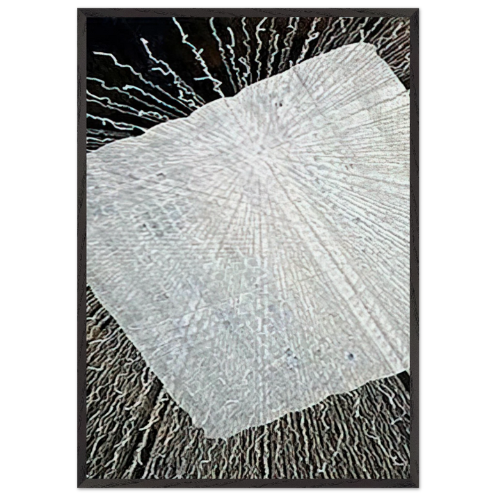 CLOUD SERIES V 1978 - Lenore Tawney 70x100 cm / 28x40 inches Framed Art Print – Black Wooden Frame