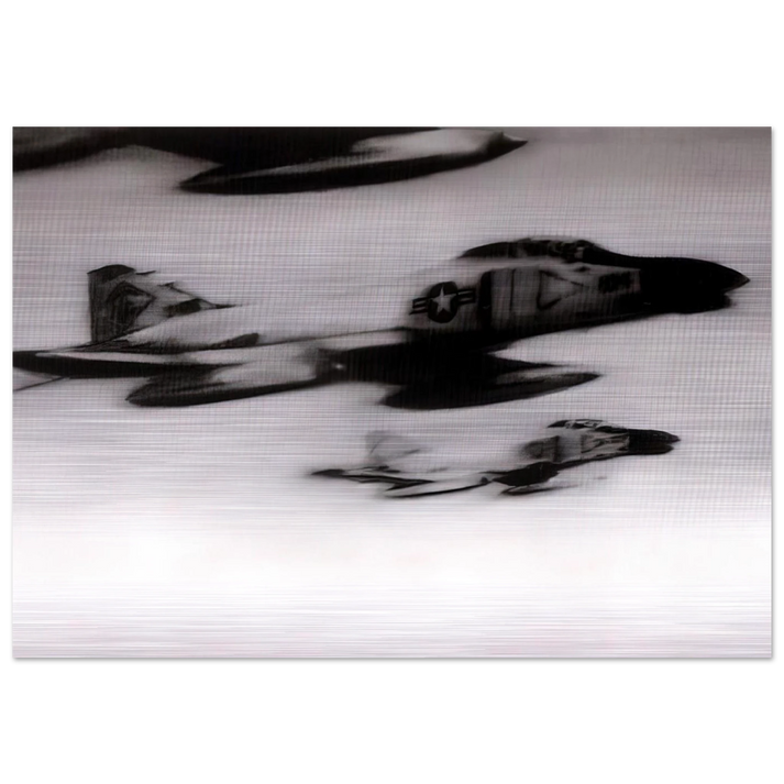 PHANTOM INTERCEPTORS - Gerhard Richter Brushed Aluminum Print - 70x100 cm / 28x40 inches | Gerhard Richter Aluminum Print | Gerhard Richter Prints