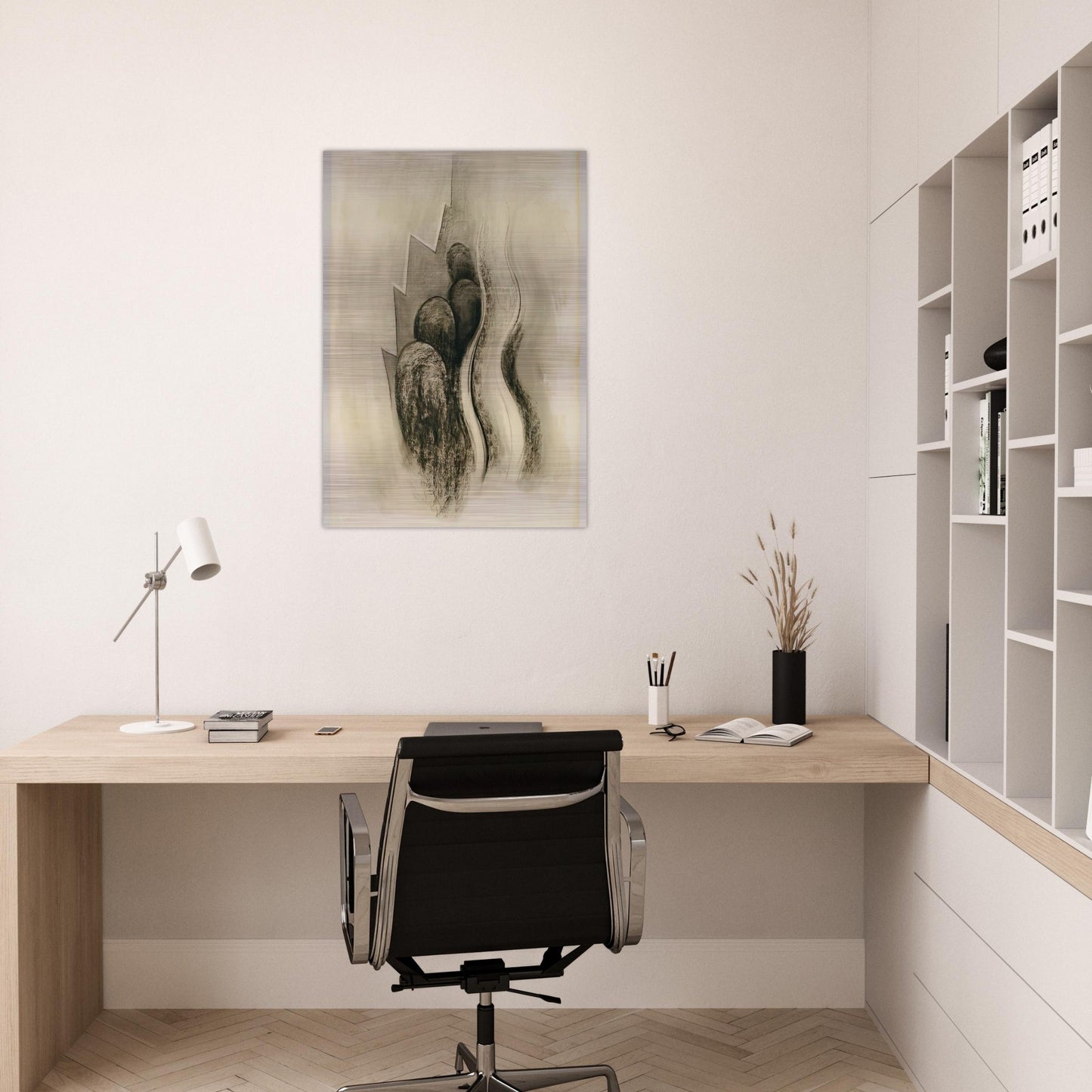 Drawing XIII - Georgia O'Keeffe Brushed Aluminum Print - 70x100 cm / 28x40 inches | Georgia O'Keeffe Aluminum Print | Georgia O'Keeffe Prints