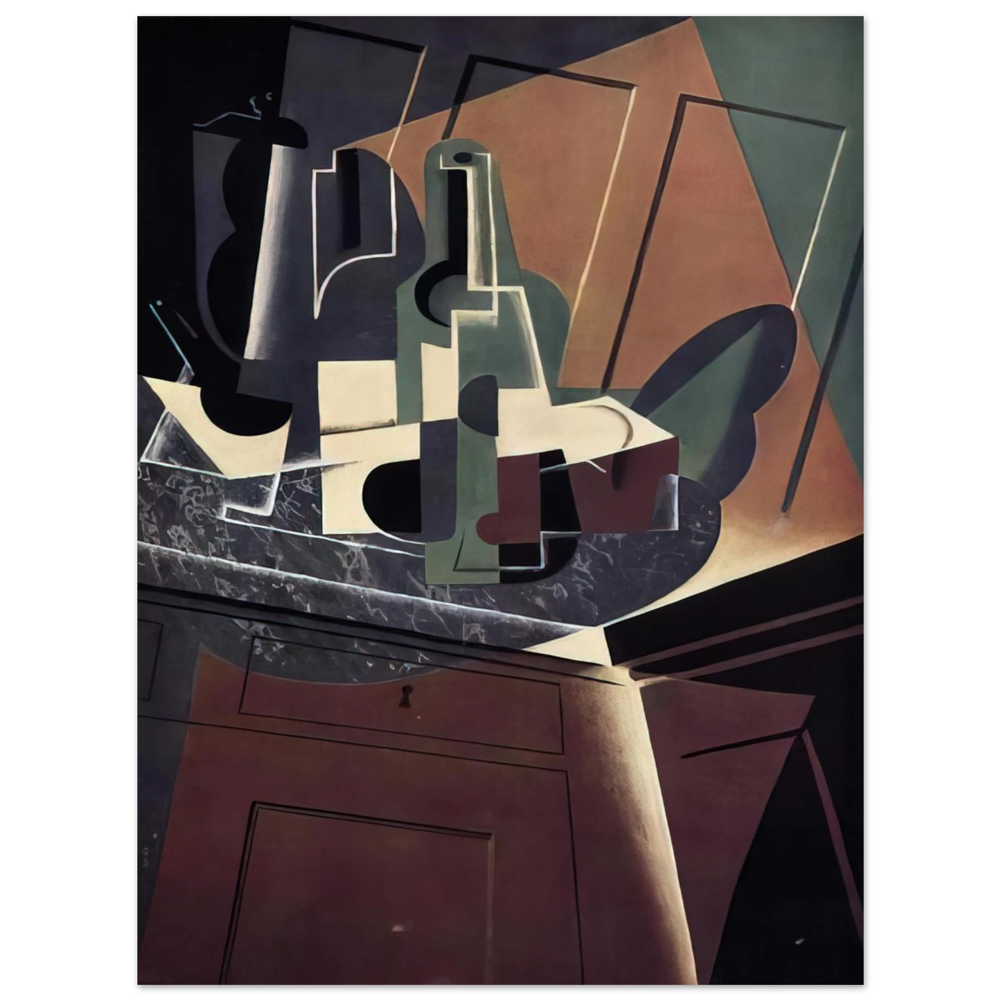 Juan Gris - THE SIDEBOARD 1917 Fine Art Poster - Default Title