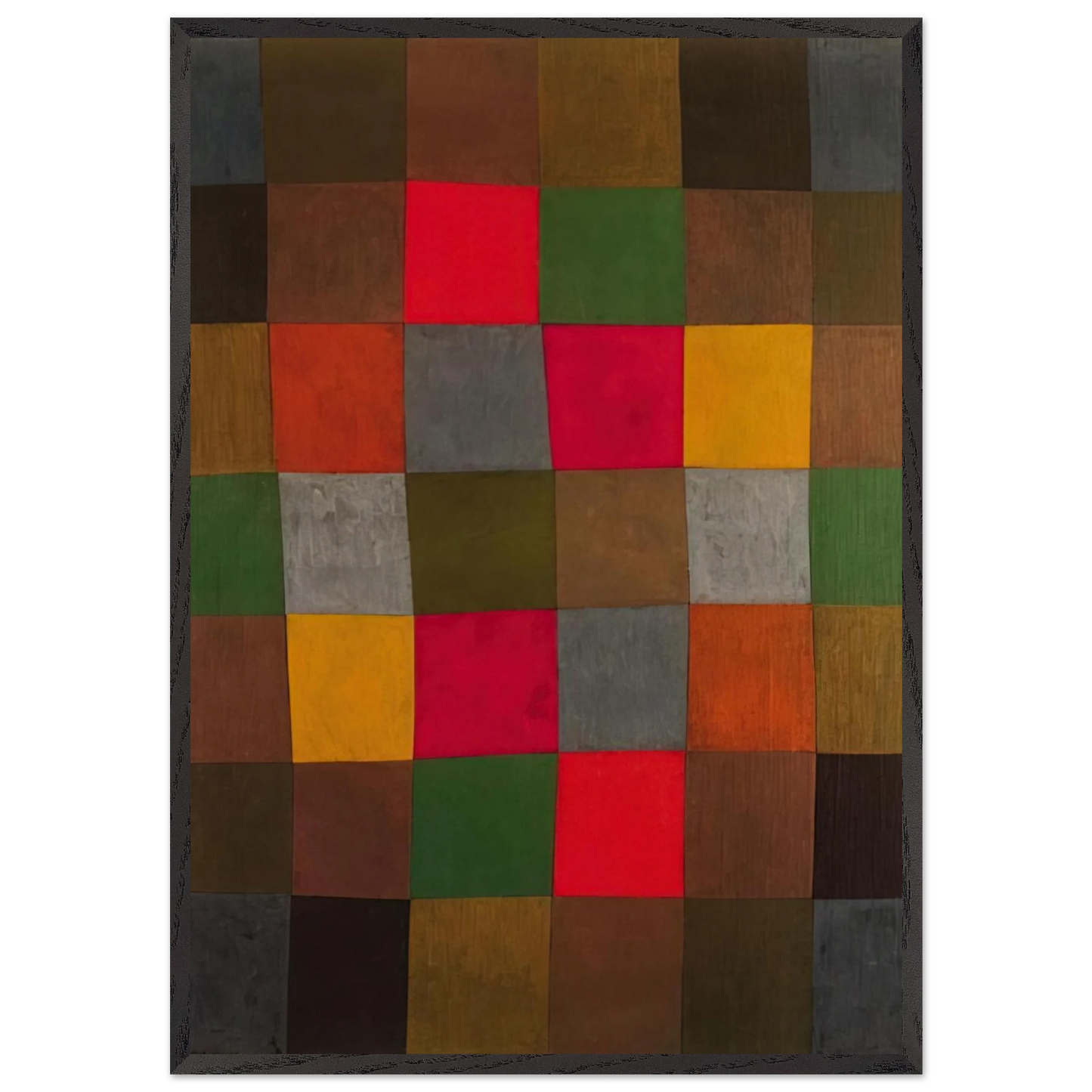 NEW HARMONY 1936 - Paul Klee Framed Art Print – Black Wooden Frame - Default Title - -Framed Art Print