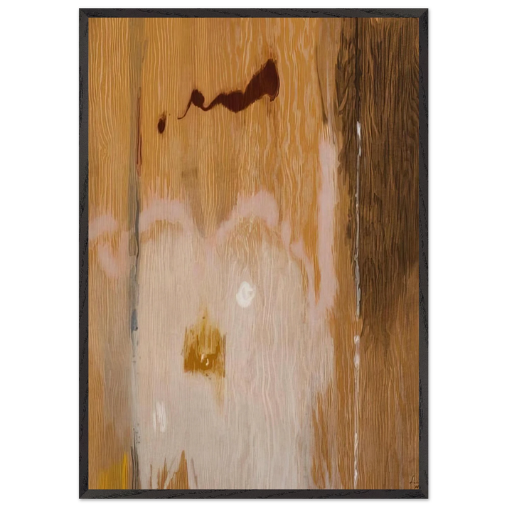 Tales of Genji VI - 1998 - Helen Frankenthaler 70x100 cm / 28x40 inches Framed Art Print – Black Wooden Frame