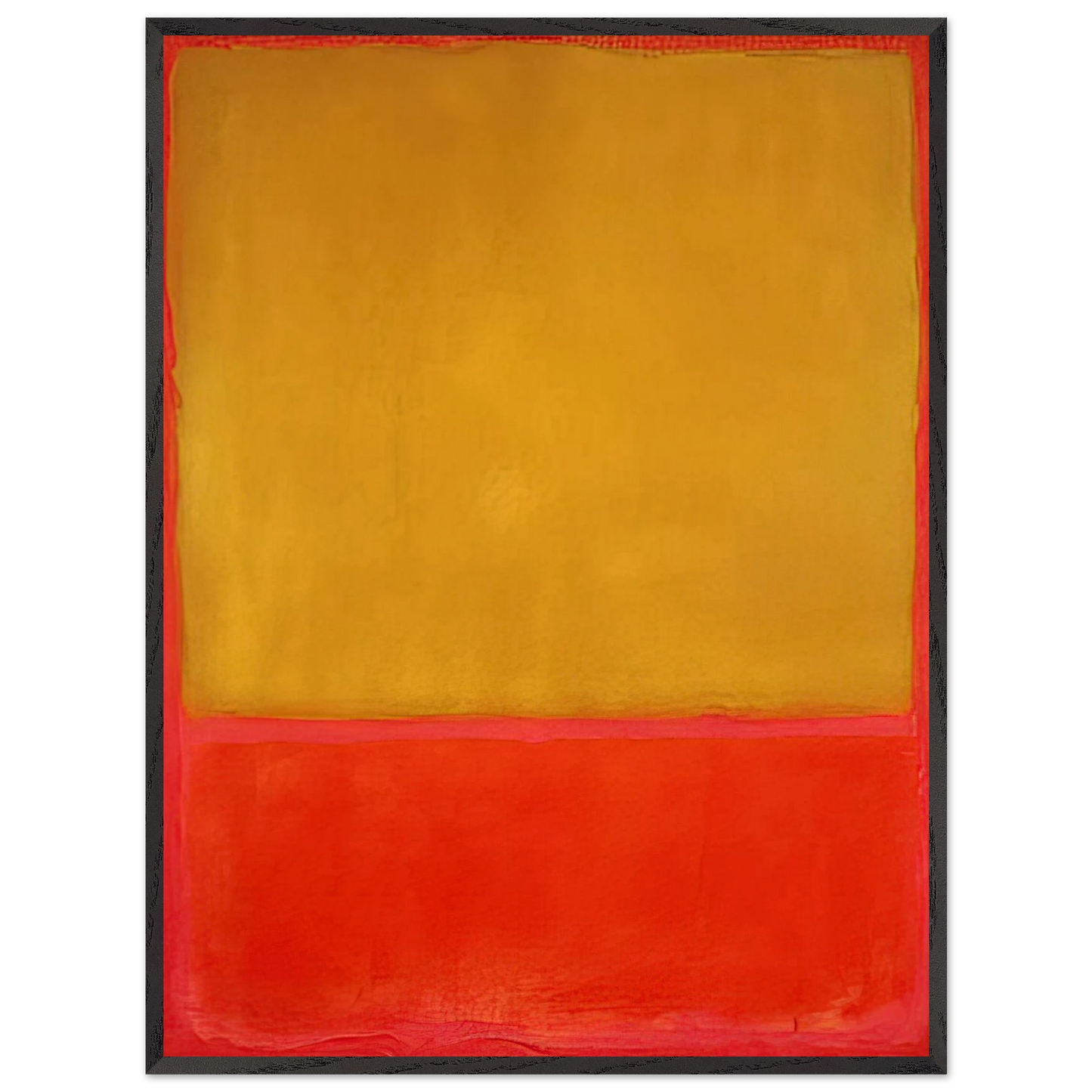 Mark Rothko - Ochre and Red on Red - 1954 Wall Art - 60x80 cm / 24x32 inches - Fine Art Poster - -
