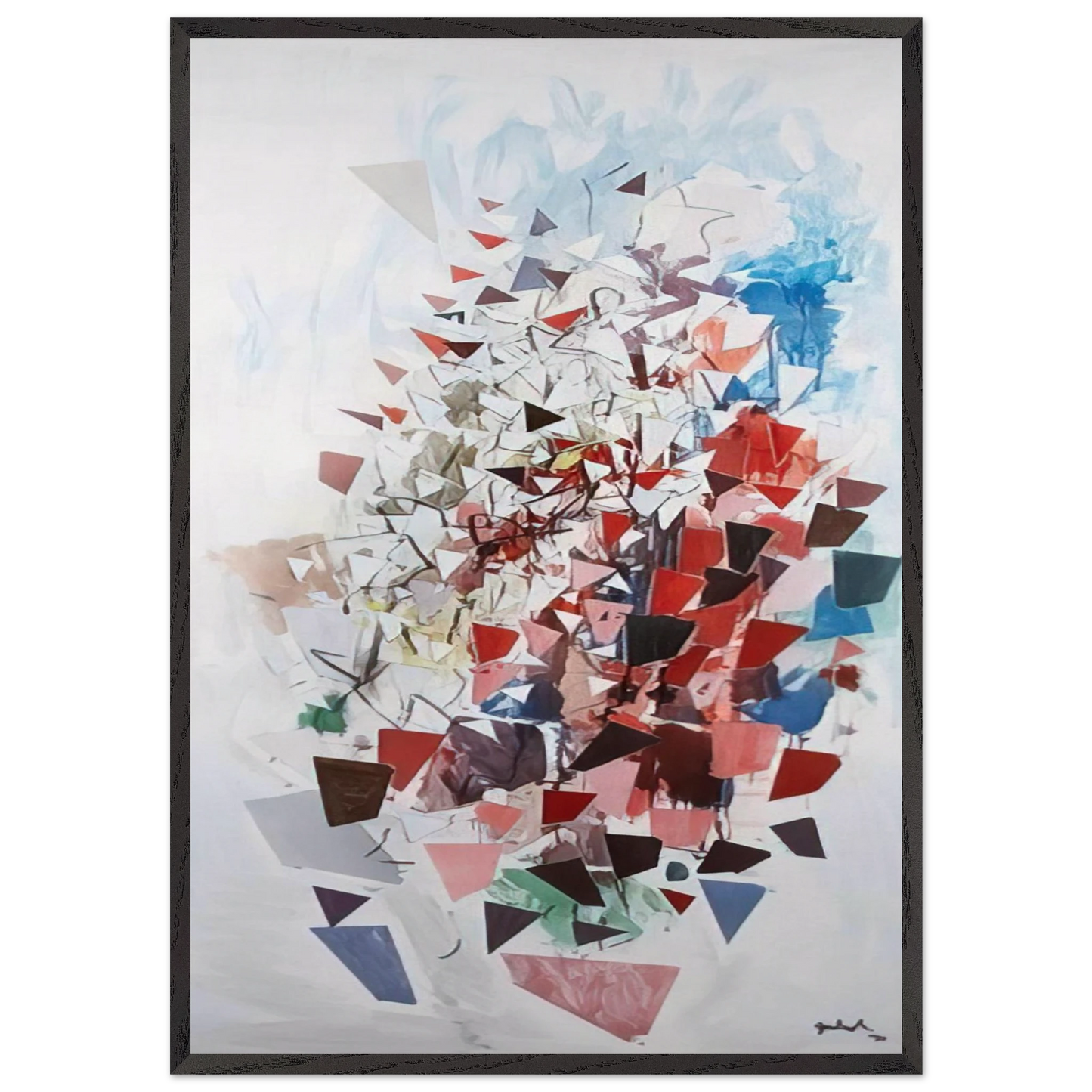 Soaring II - 1994 - Robert Goodnough Framed Art Print – Black Wooden Frame - Default Title - -Framed Art Print