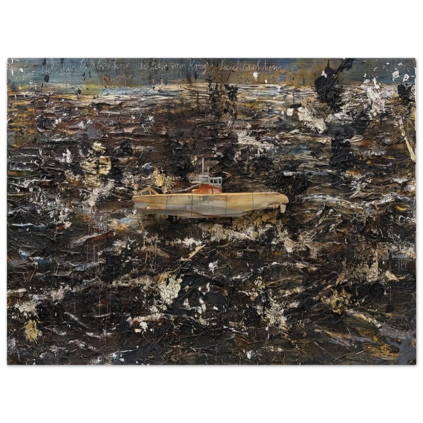 Anselm Kiefer - FOR VELIMIR KHLEBNIKOV THE DOCTRINE OF WAR BATTLES 2010 Fine Art Poster - Default Title