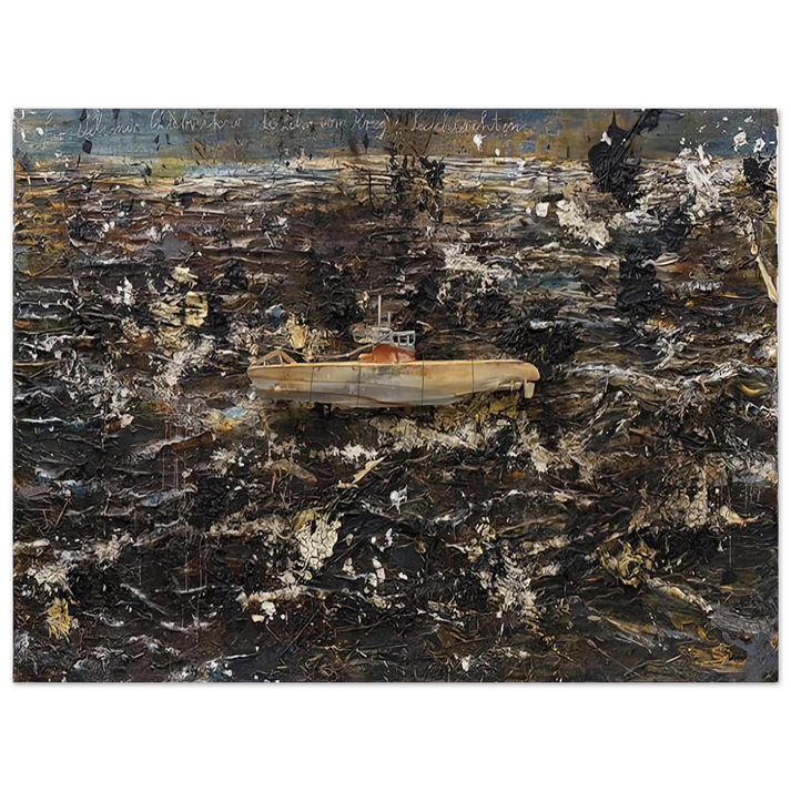 Anselm Kiefer - FOR VELIMIR KHLEBNIKOV THE DOCTRINE OF WAR BATTLES 2010 75x100 cm / 30x40inches Fine Art Poster