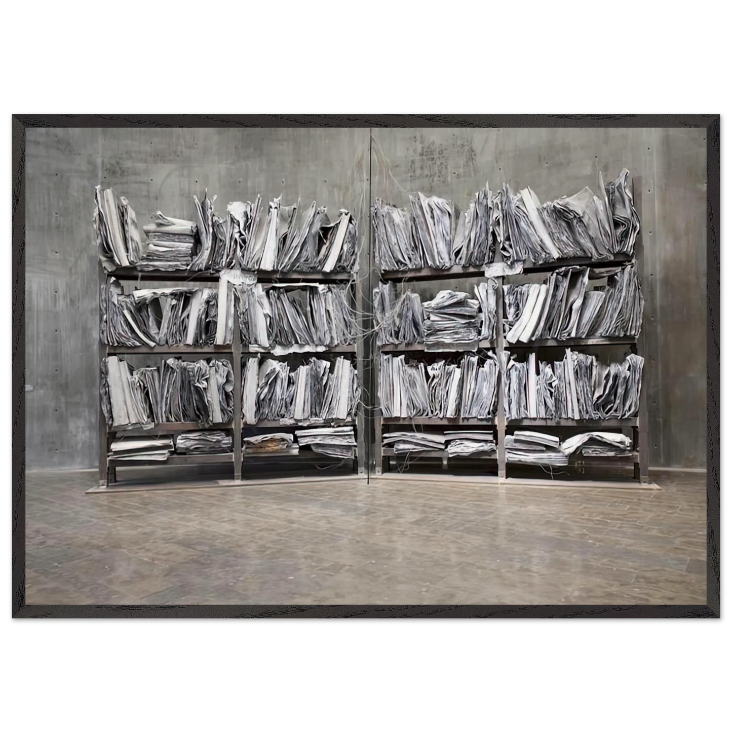 THE HIGH PRIESTESS ZWEISTROMLAND 1989 - Anselm Kiefer Framed Art Print – Black Wooden Frame - Default Title - -Framed Art Print