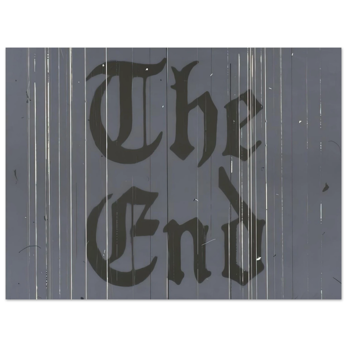 Edward Ruscha - THE FINAL END 1991 Fine Art Poster - Default Title