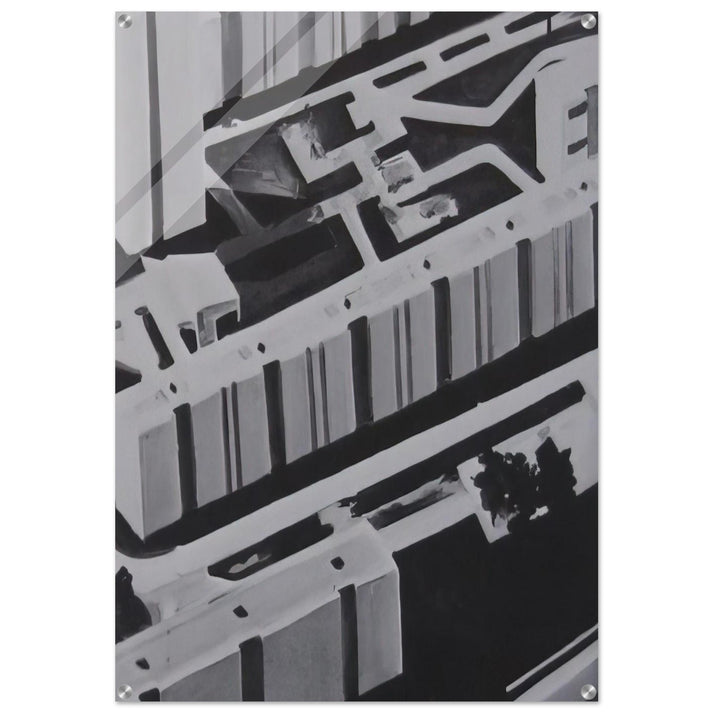 TOWNSCAPE SL 1969 0 - Gerhard Richter Acrylic Print - 70x100 cm / 28x40″ inches