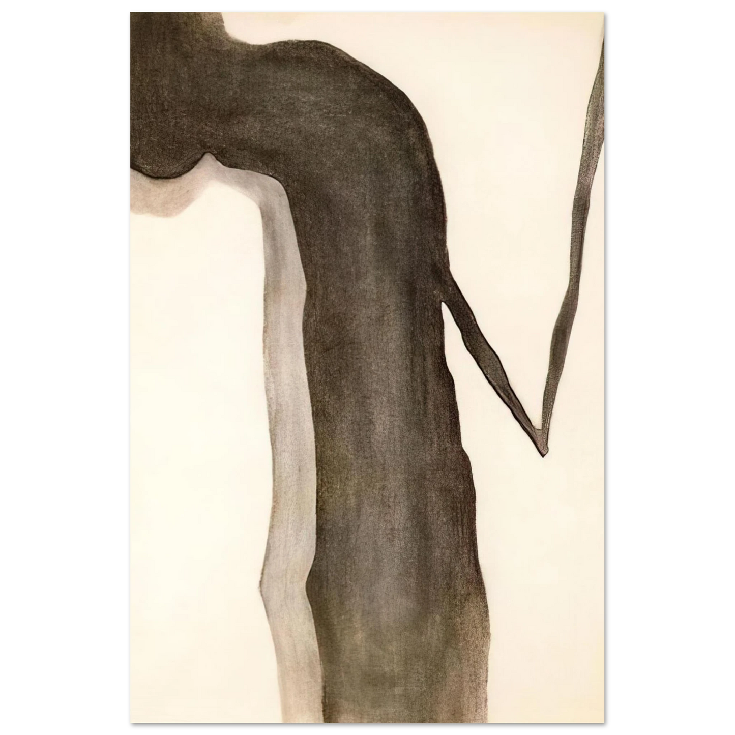 Georgia O'Keeffe - Drawing V Fine Art Poster - 75x100 cm / 30x40 inches